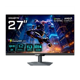 GIGABYTE M27Q2 QD Monitor Gaming 27” QHD - 2560 x 1440, 200Hz, 1ms, 350 cd/m², FreeSync Premium, Display HDR400, HDMI 2.0,