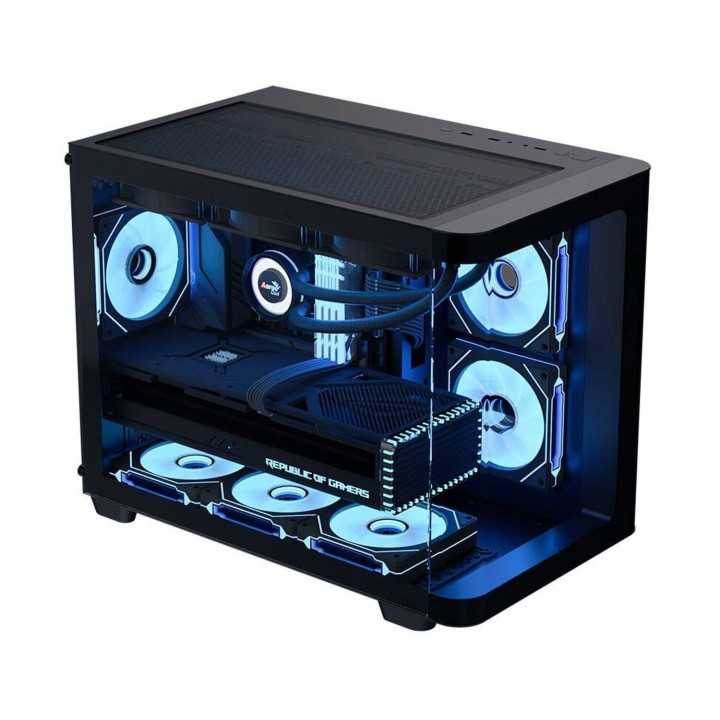 Aerocool P300C ARGB Cristal templado negro