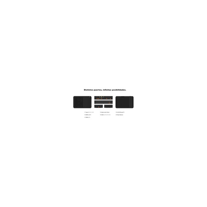 Leotec LEMPC23 PC/estación de trabajo barebone Cubo Negro N150 3,6 GHz