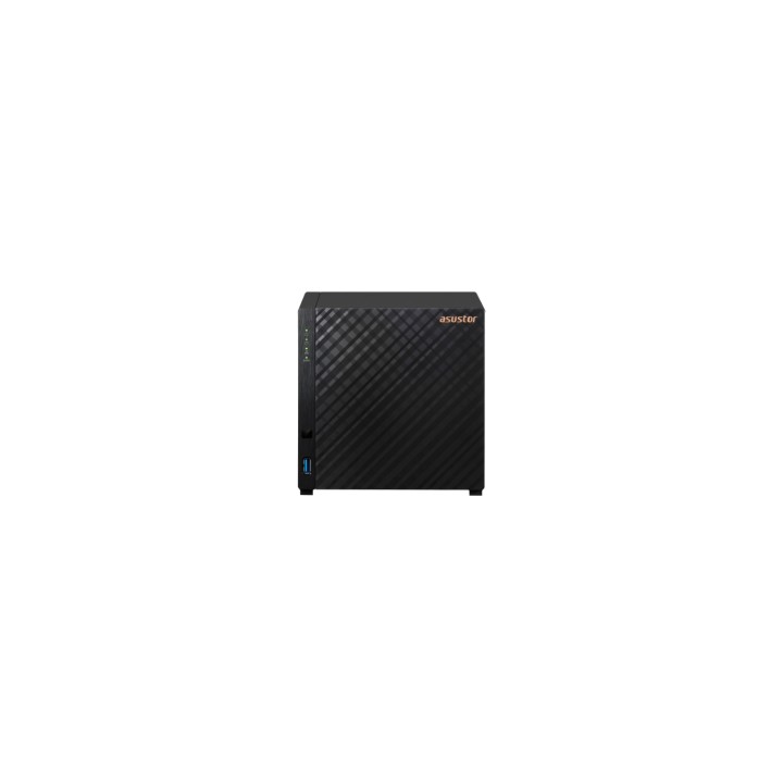Asustor AS1204T NAS Torre Realtek RTD1619B 1 GB DDR4 0 TB ADM Negro