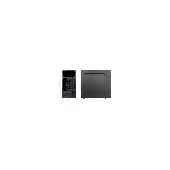 TooQ Caja Minitorre Micro-ATX “ISOBOX ULTRA”, Negra