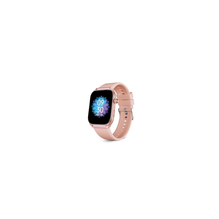 Ksix Smartwatch Urban Move, Pantalla AMOLED 2.06", Autonomía 5 días, Modo deporte y salud, Manos libres, IP67, Rosa