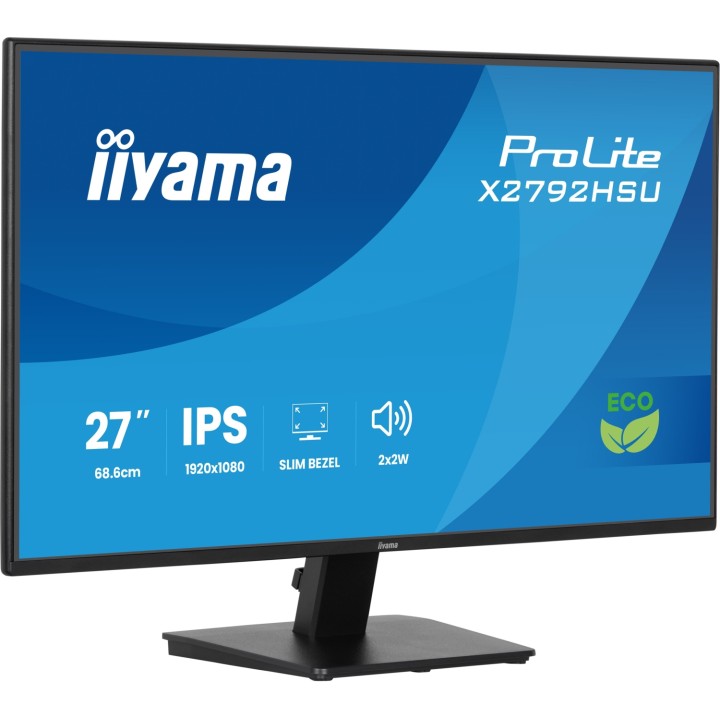 iiyama ProLite X2792HSU-B1 pantalla para PC 68,6 cm (27") 1920 x 1080 Pixeles Full HD LED Negro