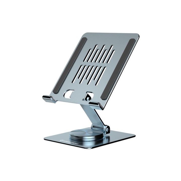 Conceptronic THANA09G mueble y soporte para dispositivo multimedia Gris Tableta Carro para administración de tabletas
