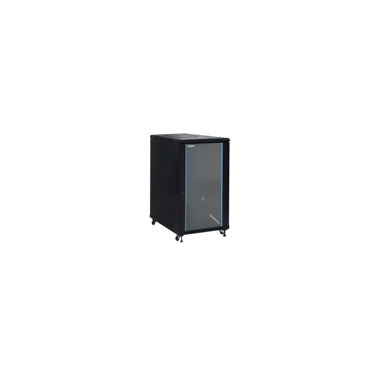 Phasak Armario Rack PRO 19" 27U 600 x 600 negro con ventilación - PHO 6627