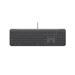 Logitech Signature Slim Wired K620 For Business teclado Universal USB QWERTZ Alemán Grafito