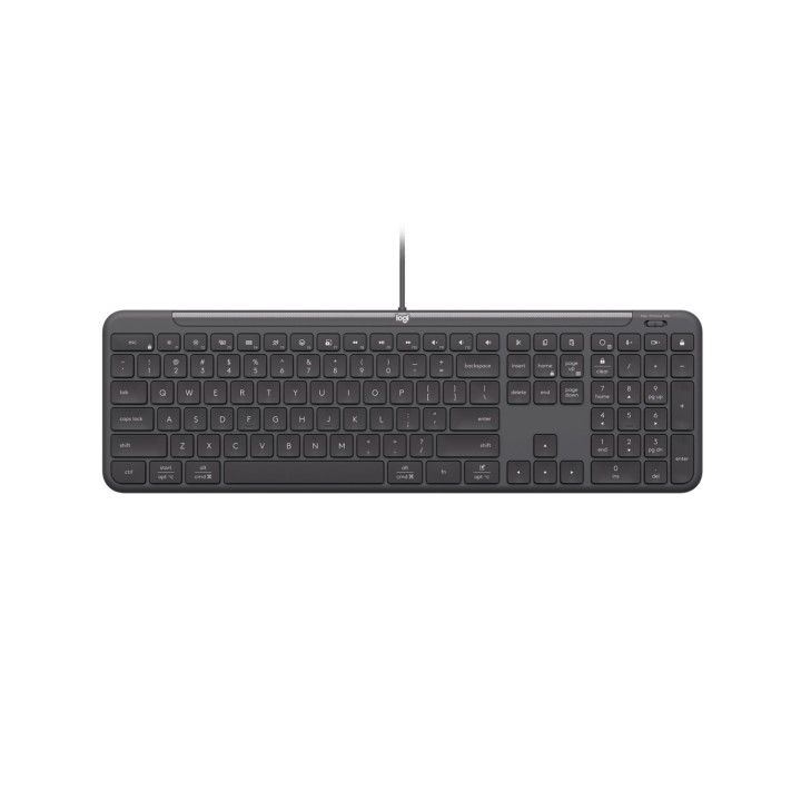 Logitech Signature Slim Wired K620 For Business teclado Universal USB QWERTZ Alemán Grafito