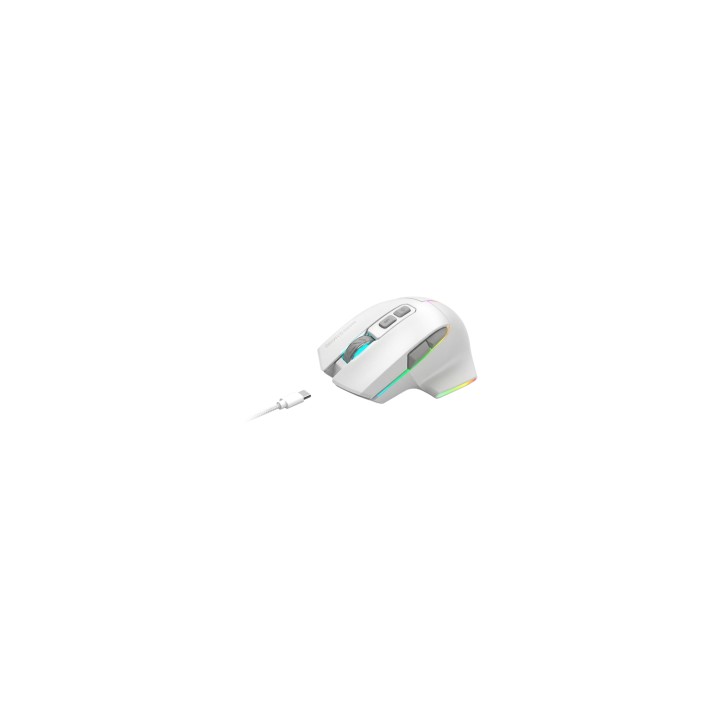 Mars Gaming MMWVECTORW ratón Juego mano derecha RF Wireless + Bluetooth + USB Type-A Óptico 12000 DPI