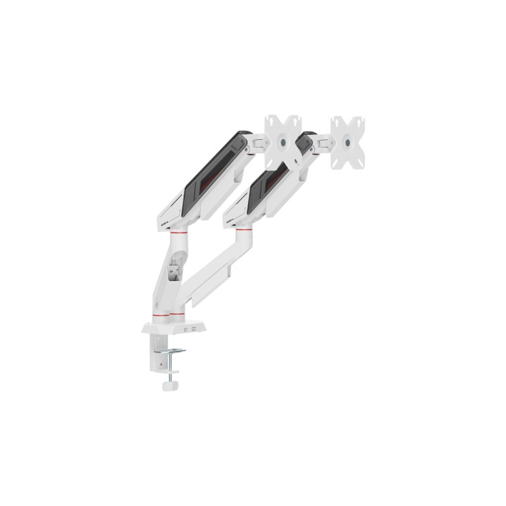 White Shark KHUFU-II soporte para monitor 88,9 cm (35") Escritorio Blanco