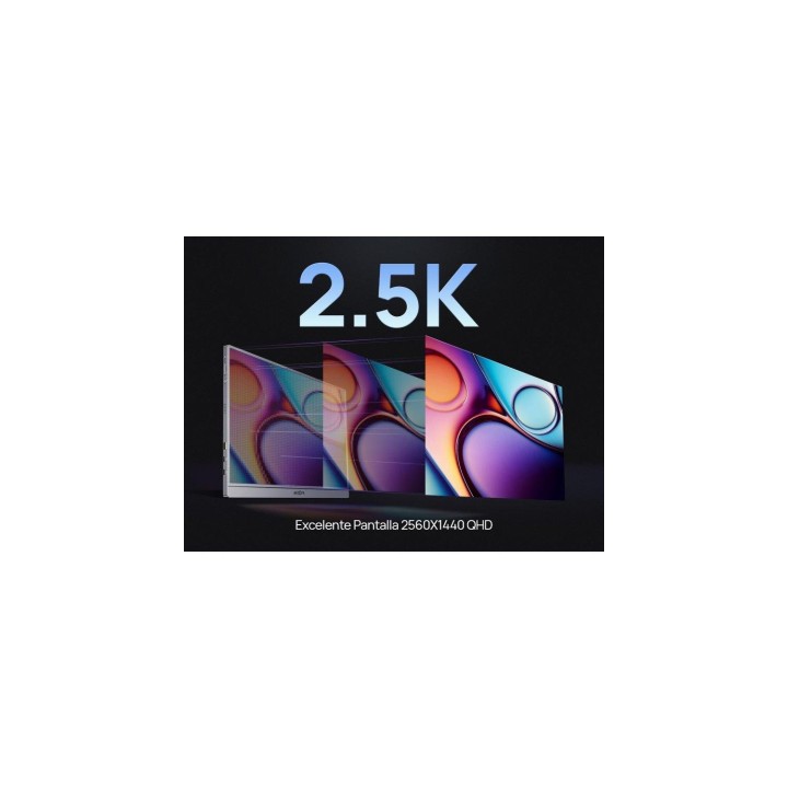 Arzopa Z3FC Monitor 16.1" QHD 180Hz IPS FreeSync HDR10 USB-C Mini HDMI con funda