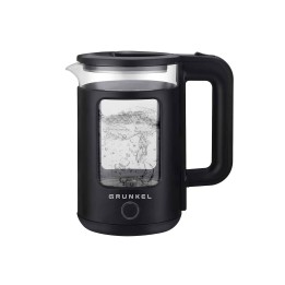 Grunkel HV-18CWPNG tetera eléctrica 1,8 L 1500 W Negro, Transparente