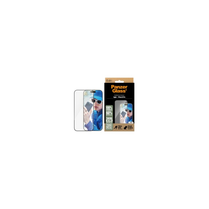 PanzerGlass ® Screen Protector iPhone 16 Pro | Ultra-Wide Fit Protector de pantalla Apple 1 pieza(s)