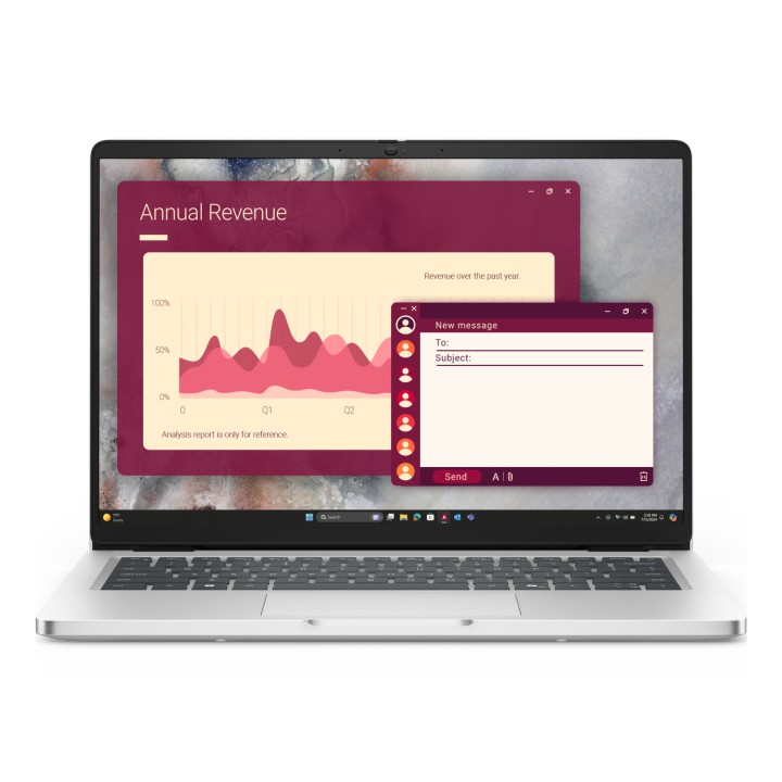 DELL Pro 14 PC14250 Intel Core Ultra 7 255U Portátil 35,6 cm (14") Full HD+ 16 GB DDR5-SDRAM 512 GB SSD Wi-Fi 6E (802.11ax)