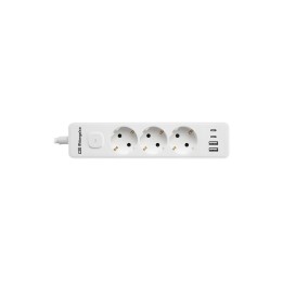 Orbegozo EN 3100 base múltiple 1,4 m 3 salidas AC Interior Blanco
