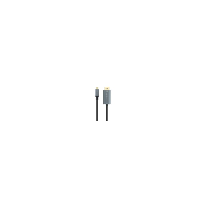 Nanocable 10.15.5022 adaptador de cable de vídeo 2 m USB Tipo C DisplayPort Negro