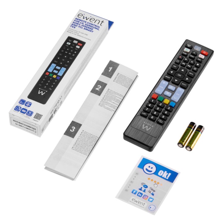 Ewent EW1577 mando a distancia TV Botones