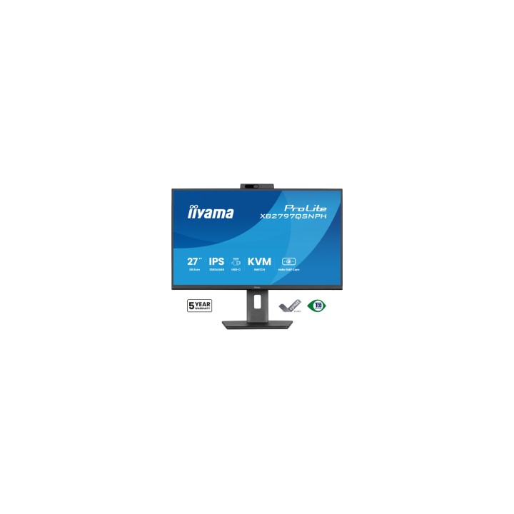 iiyama ProLite XB2797QSNPH-B1 27IN IPS LCD 4MS 2560X1440 350CD/M2 HDMI/DP/USB 2 pantalla para PC 68,6 cm (27") 2560 x 1440