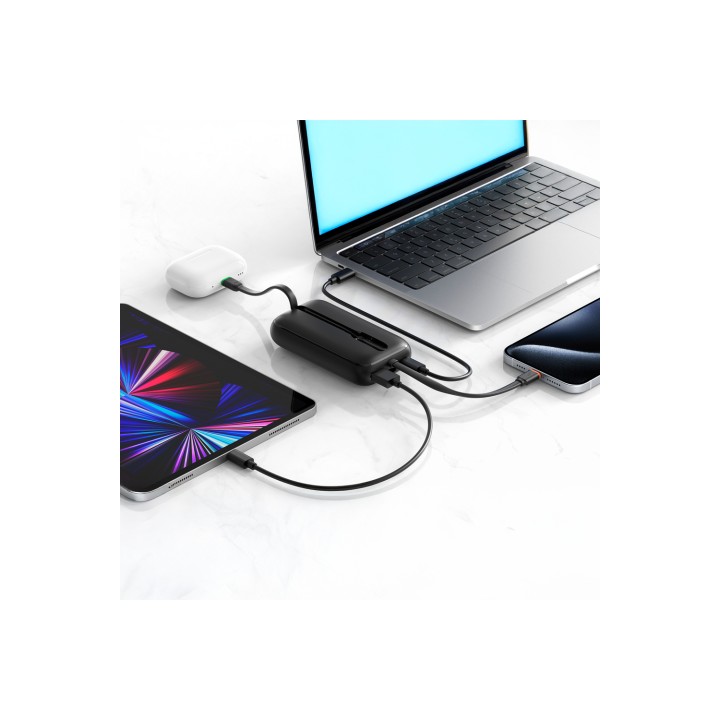 Veger Power Bank con Cabls Integrados 10000 35W VG-W1188