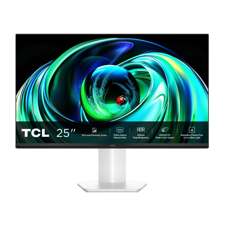 TCL 25G54 pantalla para PC 63,5 cm (25") 1920 x 1080 Pixeles Full HD QLED Blanco
