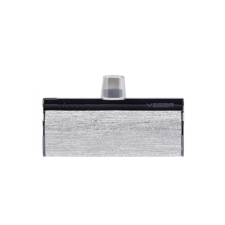 VEGER PlugOn-L VG-W0573-S PowerBank 5000mah Type-C connector built-in Plata