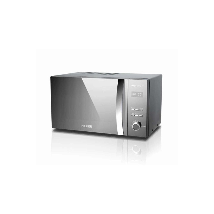 Haeger MW-80B.008A microondas Plata Solo microondas Encimera 26 L 800 W