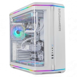 NOX Hummer Semitorre ATX cristal curvo ARGB Blnc