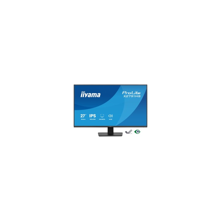 iiyama ProLite X2791HS-B1 pantalla para PC 68,6 cm (27") 1920 x 1080 Pixeles Full HD LED Negro