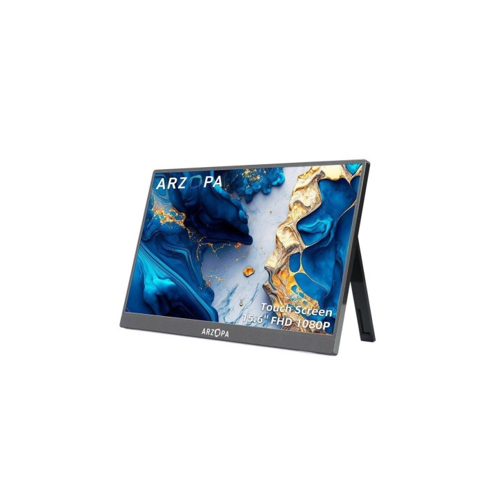 Arzopa A1T 15,6" Monitor portátil Táctil FullHD 60Hz IPS Táctil HDR10 Altavoces USB-C HDMI