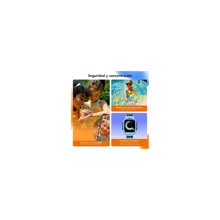 imoo Z3 Relojes inteligentes y deportivos para niños Digital Azul GPS (satélite)