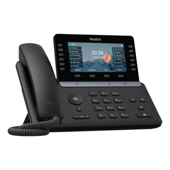Yealink T85W teléfono IP Negro LCD Wifi