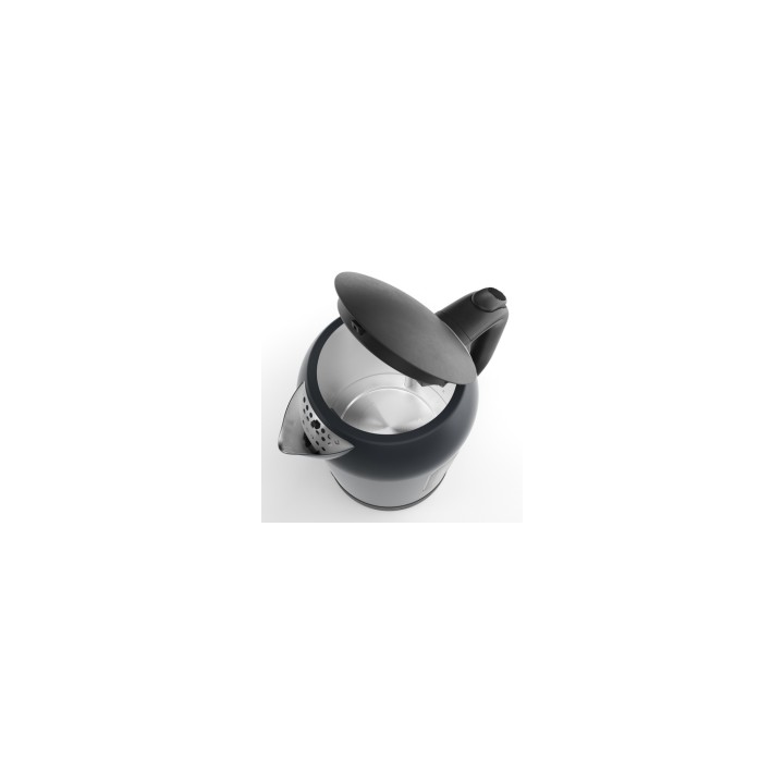 Aiwa KOTAN tetera eléctrica 1 L 2200 W Acero inoxidable, Negro