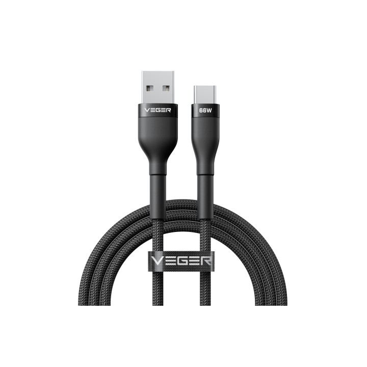Veger Cable USB-A a USB-C carga rápida 66W para portátiles