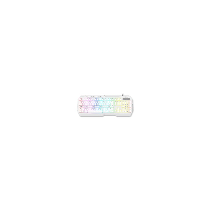 Krom Kenta 4 in 1 RGB Gaming Kit, Blanco