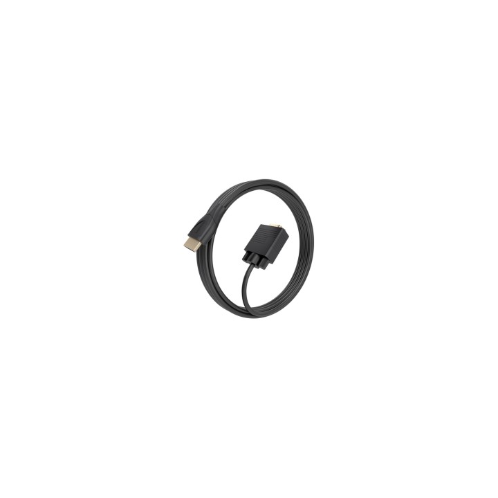 AISENS Cable Conversor HDMI a SVGA, HDMI A/M-SVGA/M, Negro, 2.0m