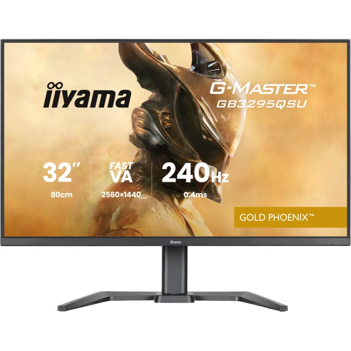 iiyama G-MASTER GB3295QSU-B1 pantalla para PC 80 cm (31.5") 2560 x 1440 Pixeles Quad HD LED Negro