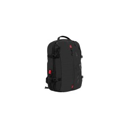 White Shark TROOPER mochila Mochila informal Negro, Rojo Poliéster