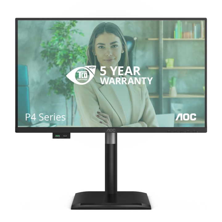 AOC 24P4U pantalla para PC 60,5 cm (23.8") 1920 x 1080 Pixeles Full HD Negro