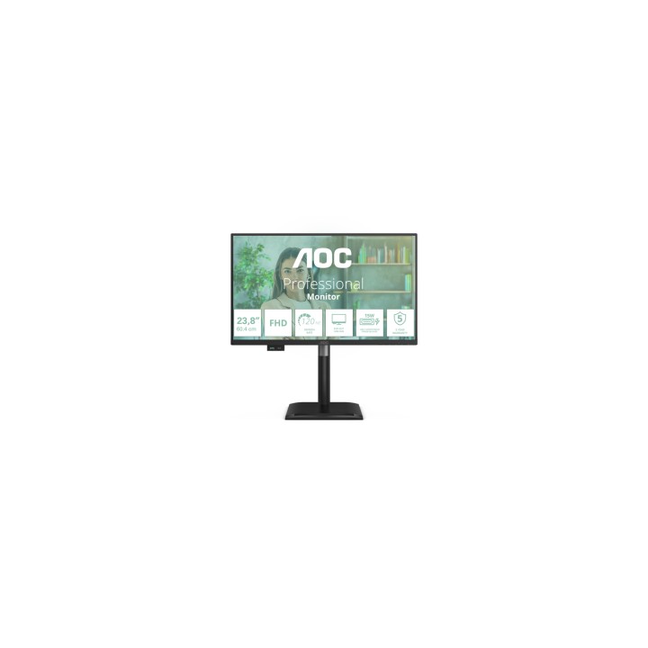 AOC 24P4U pantalla para PC 60,5 cm (23.8") 1920 x 1080 Pixeles Full HD Negro