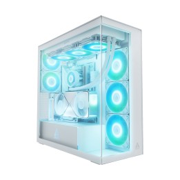 ARCTIC Xtender VG White (Clear Glass) Midi Tower Blanco