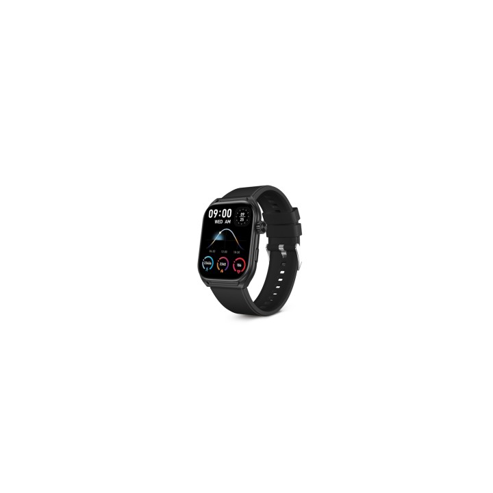 Ksix Smartwatch Urban Move, Pantalla AMOLED 2.06", Autonomía 5 días, Modo deporte y salud, Manos libres, IP67, Negro