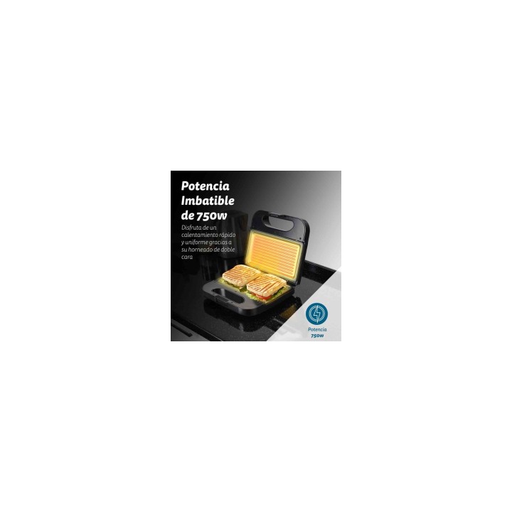 Grunkel SAN-GRILLNG sandwichera 750 W Acero inoxidable