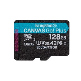 Kingston Technology 128GB microSDXC Canvas Go Plus Gen4 200R A2 U3 Paquete individual sin ADP