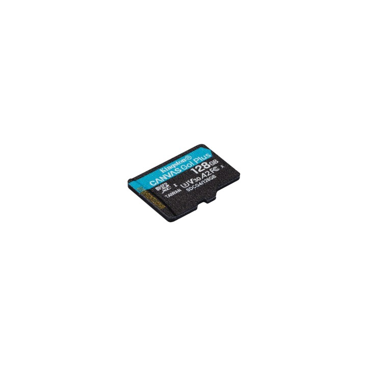 Kingston Technology 128GB microSDXC Canvas Go Plus Gen4 200R A2 U3 Paquete individual sin ADP