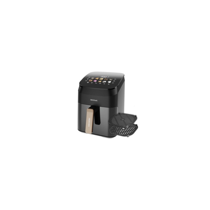 Cecotec Cecofry&Grill Smokin' 4500 Sencillo 4,5 L 1900 W Freidora de aire caliente Negro, Marrón