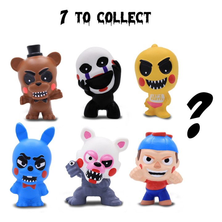 Figura - Magicbox Five Nights at Freddy’s™ Squishme S2, Aroma a fresa, Producto anti-estrés, Bolsa sorpresa