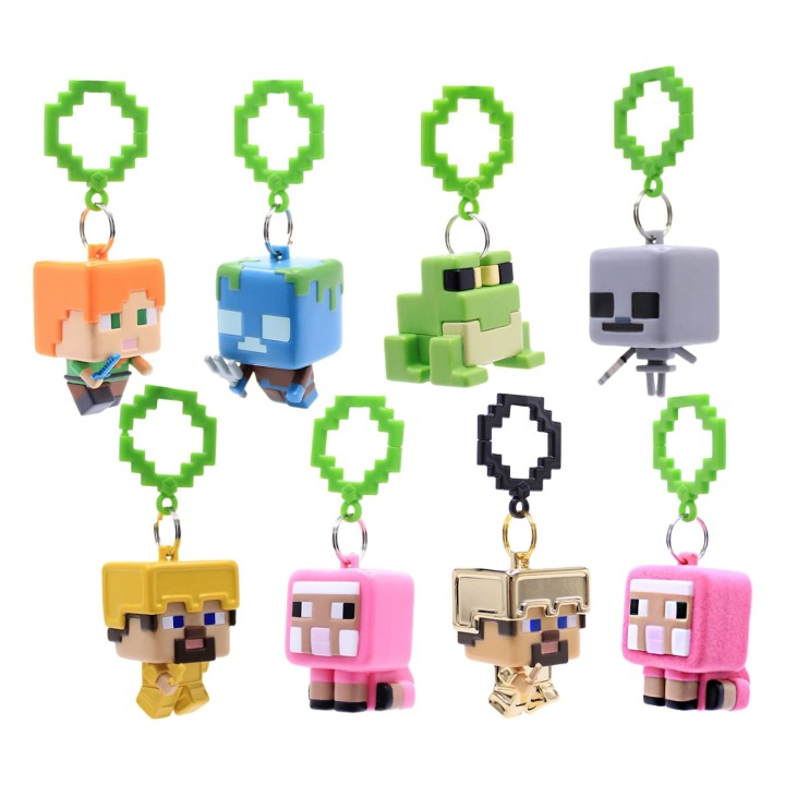 Llavero - Magicbox Minecraft™ Backpack Hanger S4, Caja sorpresa