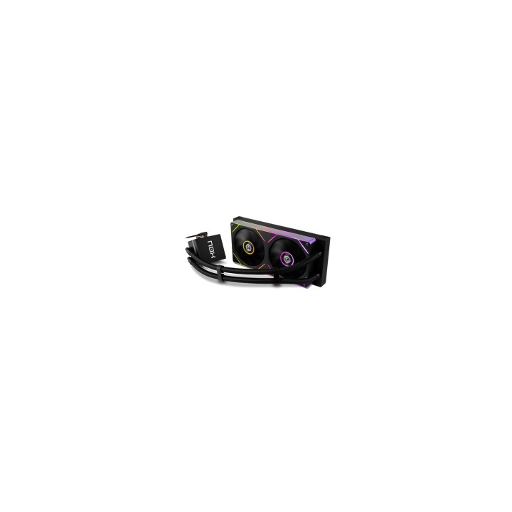 NOX Hummer M-240 LCD|Kit RL Magnético ARGB Negro