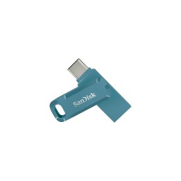 SanDisk Ultra Dual Drive Go USB 128GB unidad flash USB USB Type-A / USB Type-C 3.2 Gen 1 (3.1 Gen 1) Azul