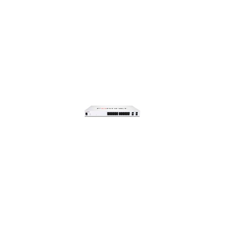 Fortinet FS-124F-FPOE switch Energía sobre Ethernet (PoE) 1U Blanco