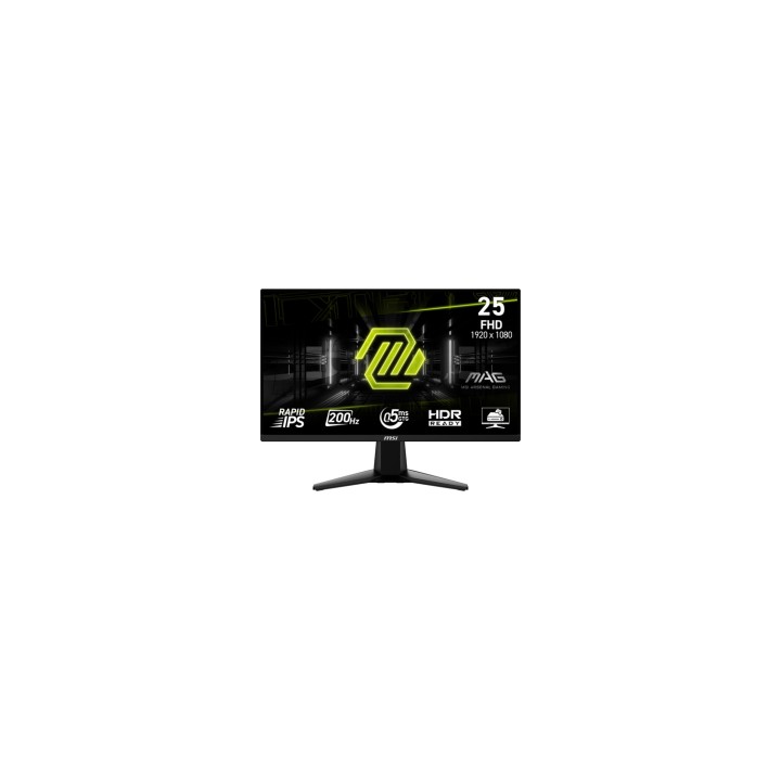 MSI MAG 255F E20 pantalla para PC 62,2 cm (24.5") 1920 x 1080 Pixeles Full HD LCD Negro